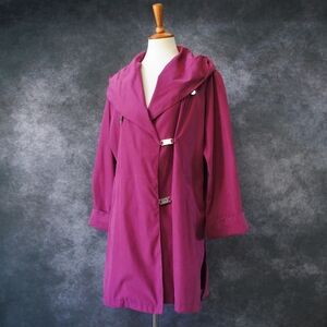 Vintage Otalia Paris Purple Jacket Made in France Jacket Parka Coat